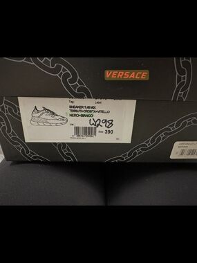 Versace Men’s Black & White T-A5 Mix Sneakers